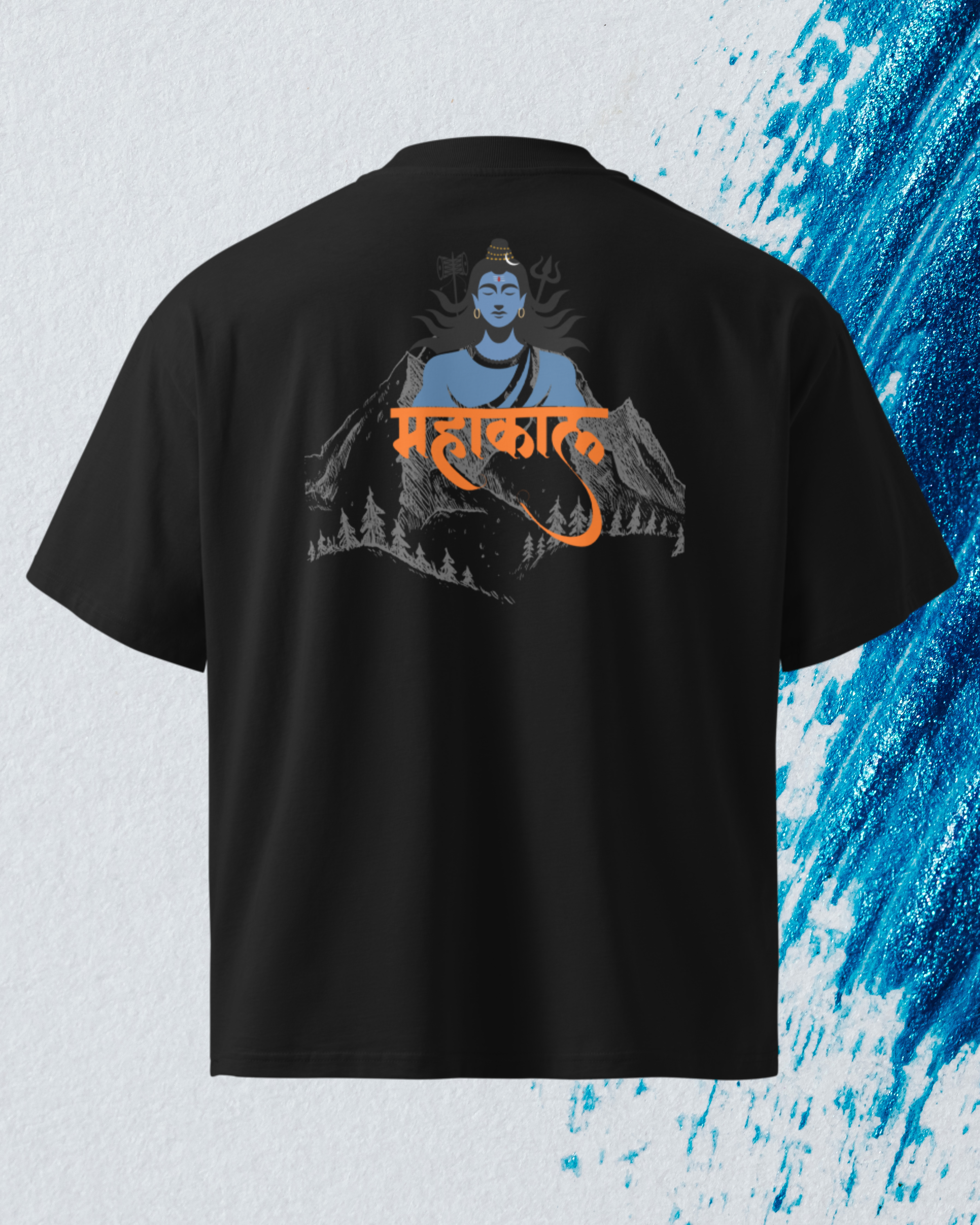 Lord Shiva Organic Oversized T-Shirt – Sustainable Streetwear